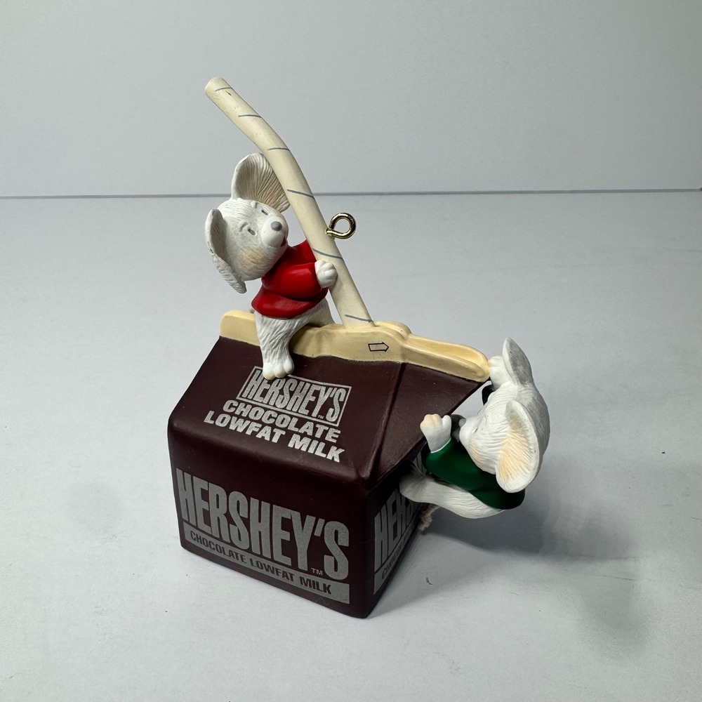 Vintage 1997 Hallmark Keepsake Hershey's Chocolate Sweet Discovery Mice Ornament
